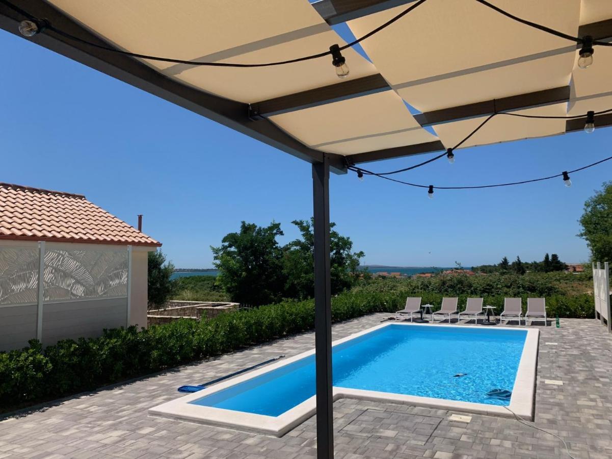 Villa Katarina - Grosser Pool Beheizt - Meerblick Vrsi Εξωτερικό φωτογραφία