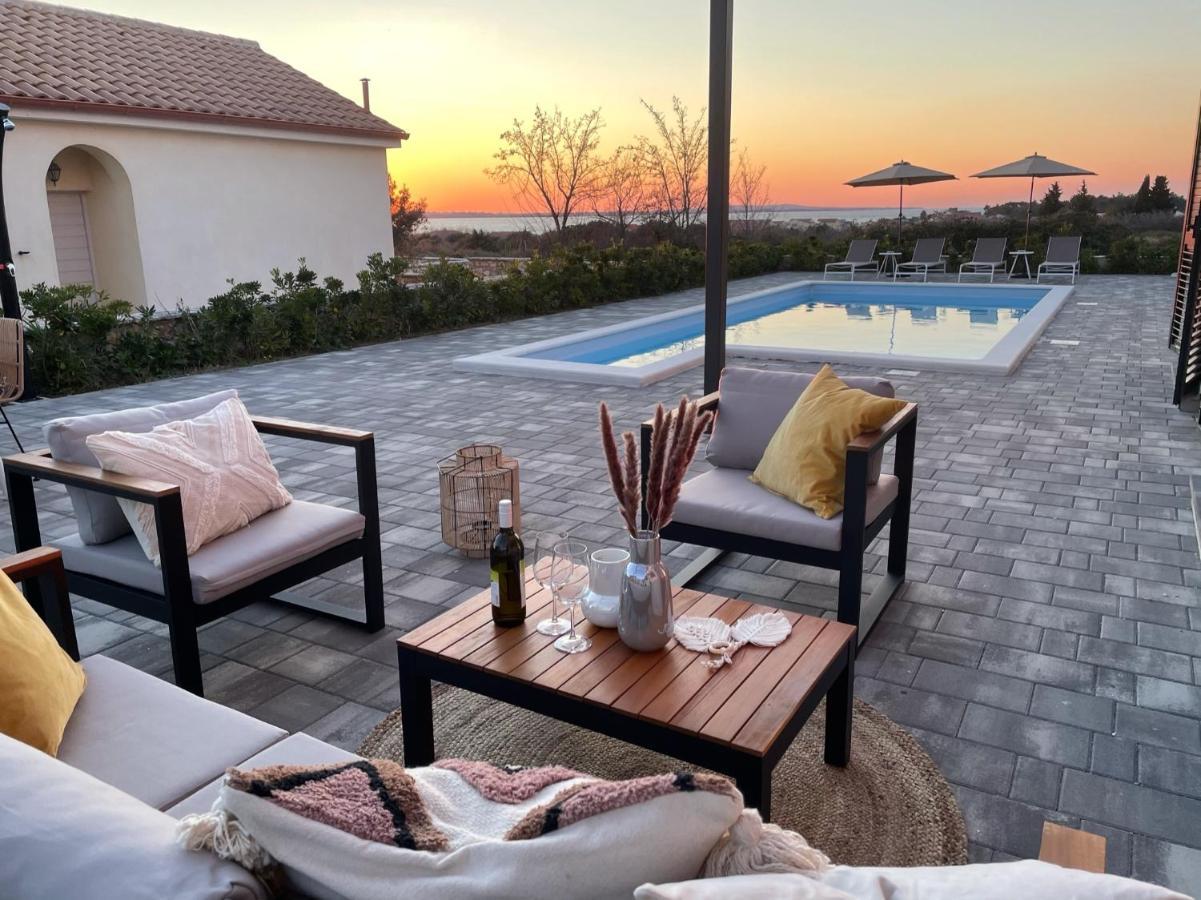 Villa Katarina - Grosser Pool Beheizt - Meerblick Vrsi Εξωτερικό φωτογραφία